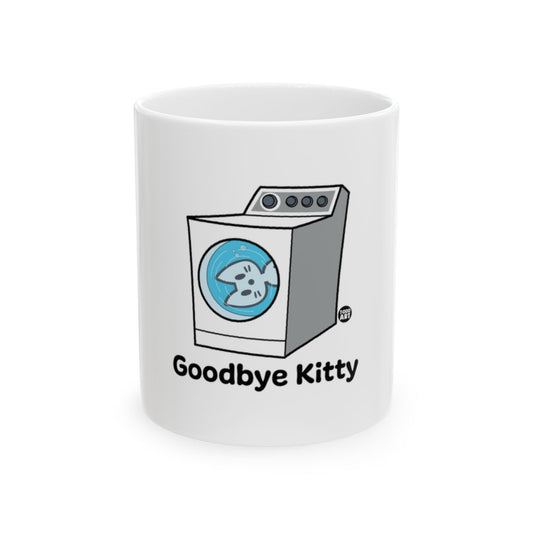 Goodbye Kitty Fun Washing Machine Design Mug
